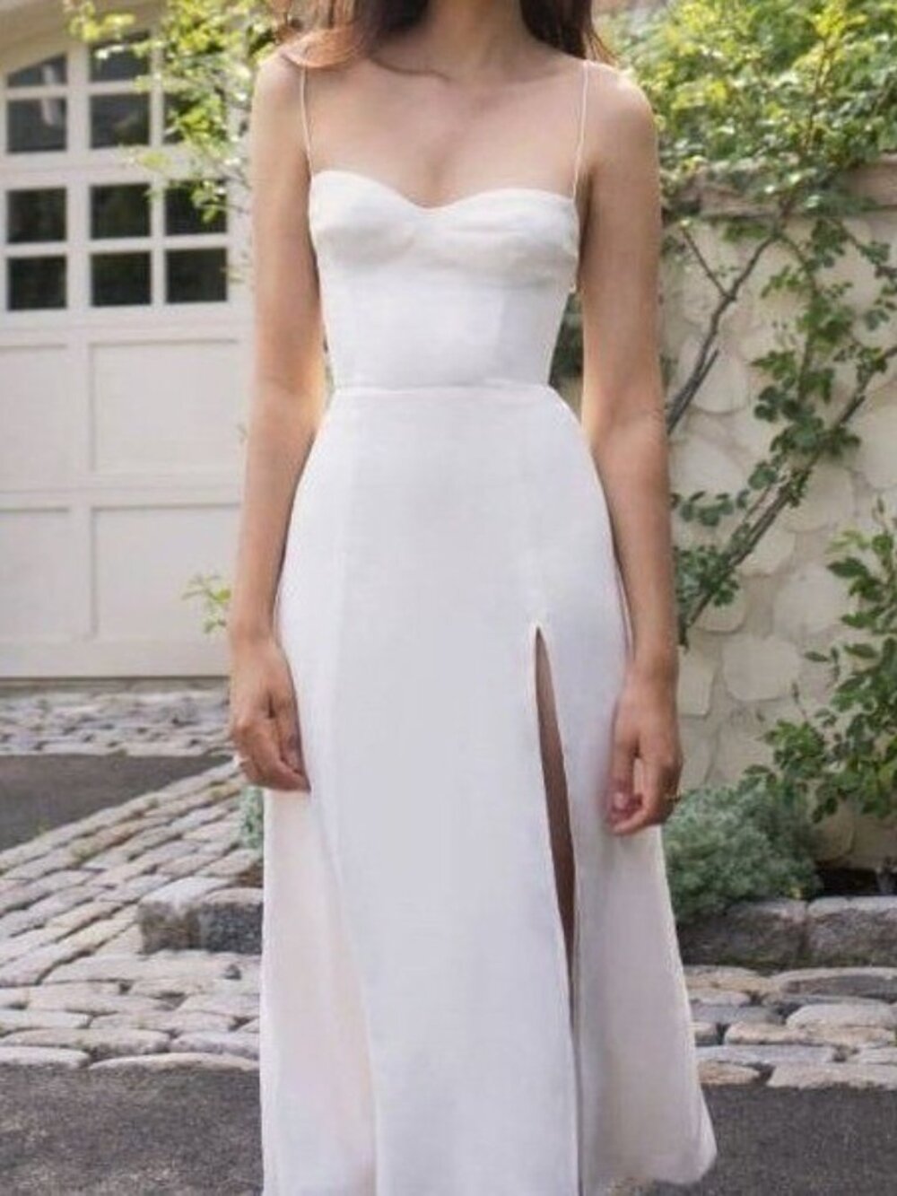 NWOT Reformation Juliette Midi Dress Ivory Wedding Bridal LWD 4